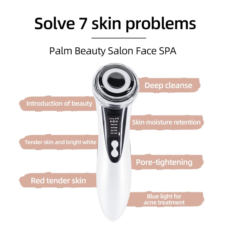 EMS Microcurrent Facial Beauty Device Electric Facial Massager Portable
