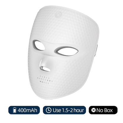 7 Colors LED Facial Mask Light Therapy Red Light Facial Mask Anti-Aging