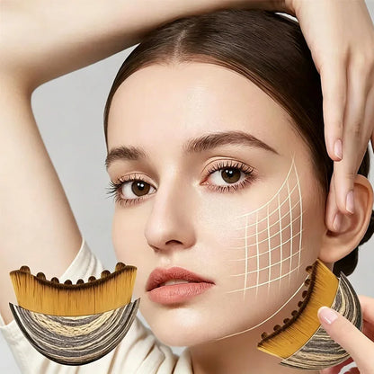 Lymphatic Contour Face Brush Ergonomically Designed To Fit  Sculpting