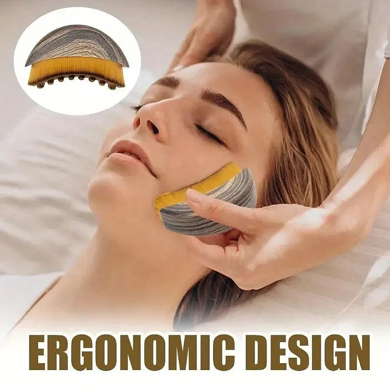 Lymphatic Contour Face Brush Ergonomically Designed To Fit  Sculpting
