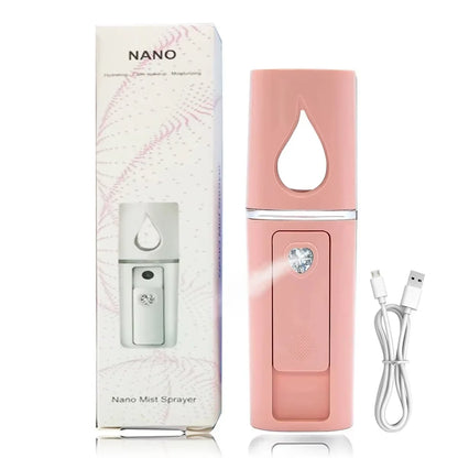 Face Steamer Air Humidifier Facial Sprayer Nebulizer Hydrating Anti-aging