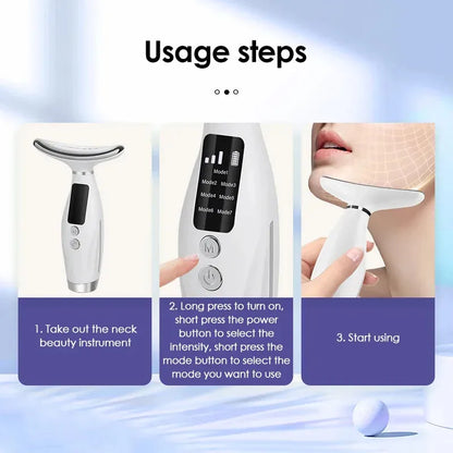LED Face Neck Massager