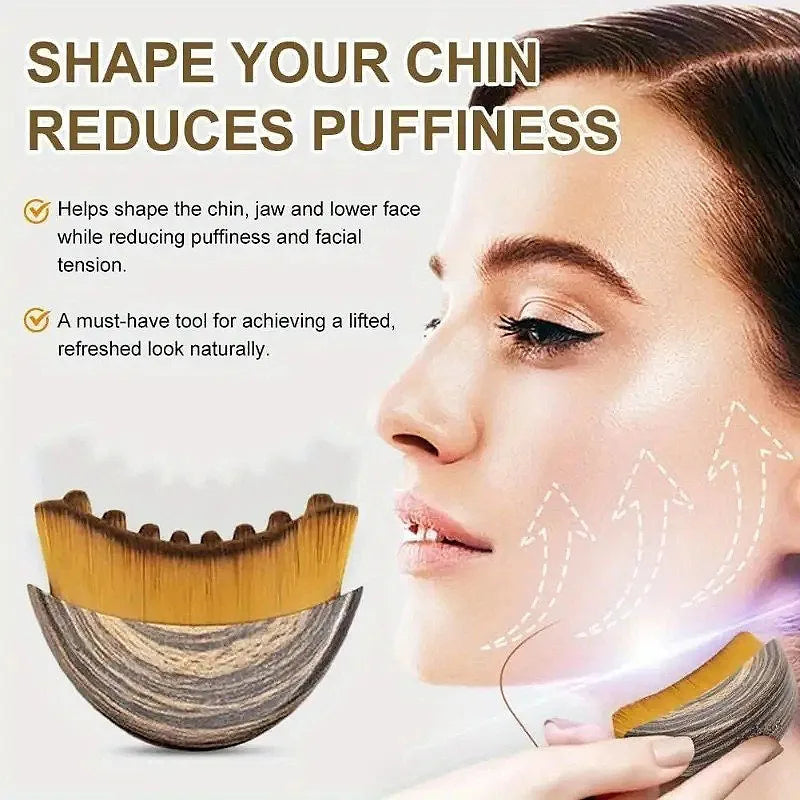 Lymphatic Contour Face Brush Ergonomically Designed To Fit  Sculpting