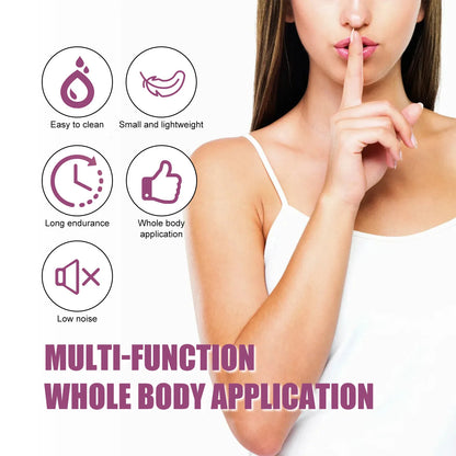 Electric Facial Hair Removal Epilator Eyebrow Lipstick Shape Painless
