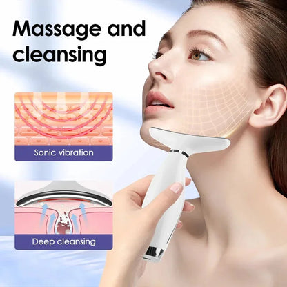LED Face Neck Massager