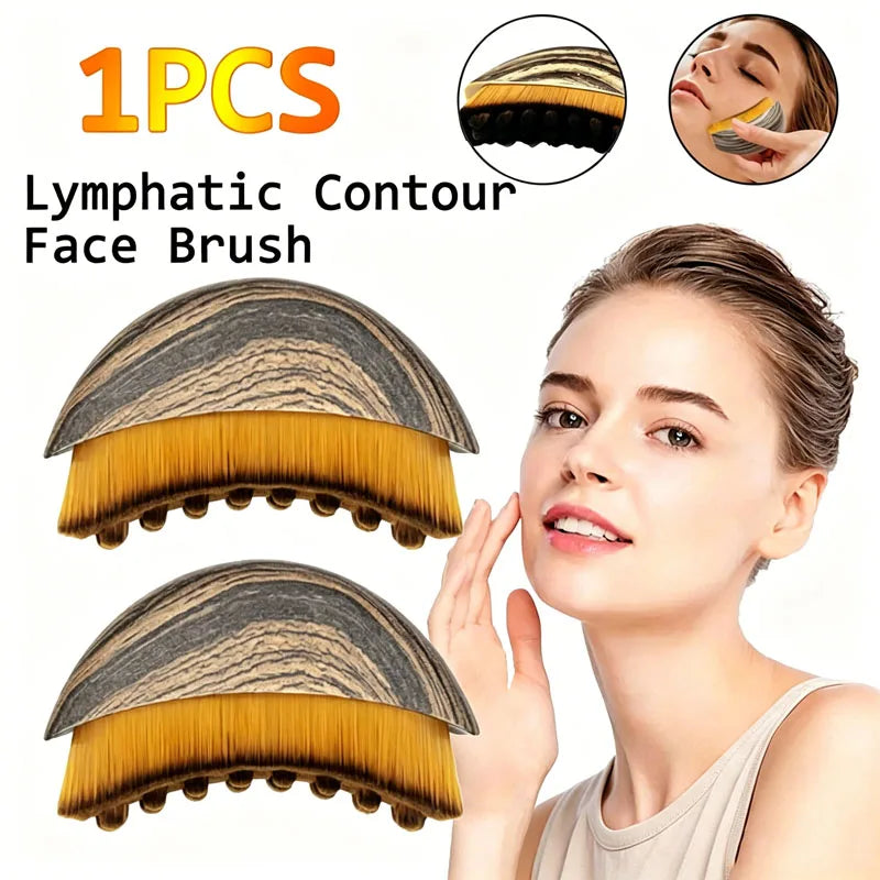 Lymphatic Contour Face Brush Ergonomically Designed To Fit  Sculpting